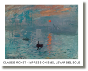 31243 | Monet | Impressionismo levar del sole | 70x50 cm.