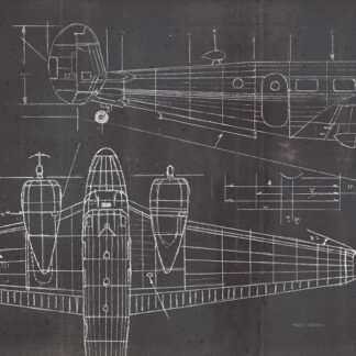 W33824 | Plane Blueprint II | Marco Fabiano