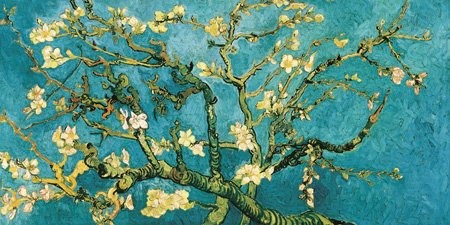 2VG051 - INCENT VAN GOGH - Mandorlo in fiore (detail)