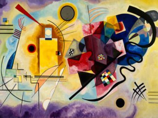 3WK2611 - Kandinsky - Yellow, Red & Blue