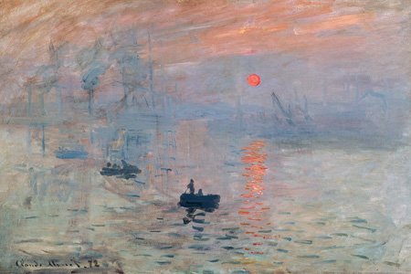 3Wk2609 - Claude Monet - Impression au soleil levant