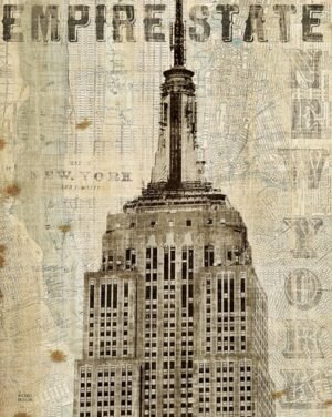 W12953 - Michael Mullan - Vintage NY Empire State Building