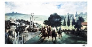 LI0817 | Edouart Manet | The Race At Longchamps