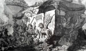 Giovanni Battista Piranesi | LI1086 | Sarcophagus of Helena 1756