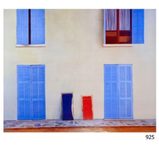 LI925 | David Hockney | Two Deckchairs Calvi