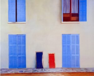 David Hockney | LI925 | Two Deckchairs Calvi