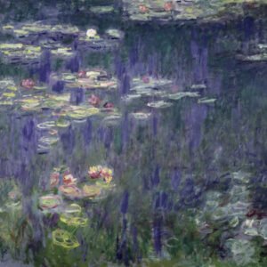 1CM005 | Claude Monet | Waterlilies Green Reflections (detail)