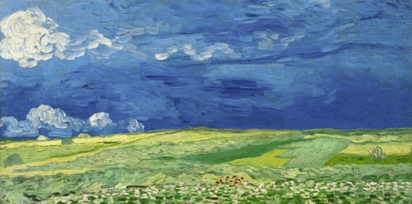 2VG1541 | Vincent Van Gogh | Wheatfield under thunderclouds
