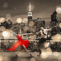 Dianne Loumer | 1DL3850 | Dancing in the Moonlight (BW, detalle)