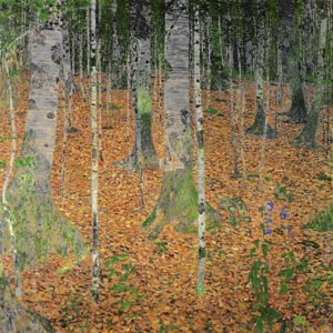 1GK130 | Gustav Klimt | The Birch Wood