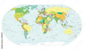 Mapamundi político | AS550717