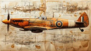 Vintage Airplane | AS772481590 | Warplanes Supermarine Spitfire I