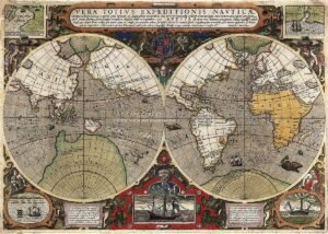 Jodocus Hondius | H1115D | Vera Totius Expeditionis Nauticae