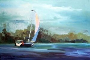 H1349D | Carol Hallock | Sailboat
