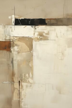 Imagen de diseño / Abstracto | MA.ABS.021 | Abstracto Tierras y negro II