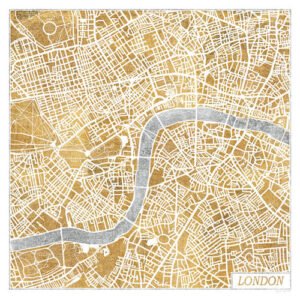 Laura Marshall | W17664 | Gilded London Map