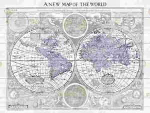 Sue Schlabach | W18360 | A New Map of the World