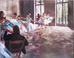 Edgard Degas | Li1450 | Rehearsal in the Studio