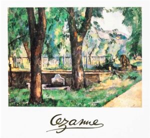 Paul Cézanne | Li1454 | Bacino e fontanile del "Jas de Bouffan"