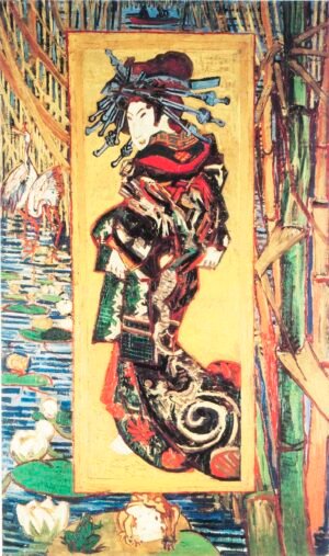 Vincent Van Gogh | Li1465 | Japonaiserie: The courtesan (after Kesai Yeisen)