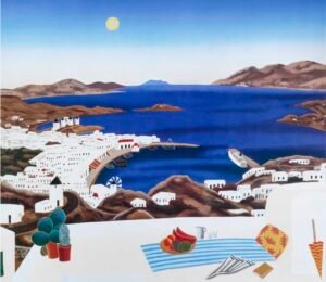 Thomas McKnight | Li0295 | Mykonos rooftops