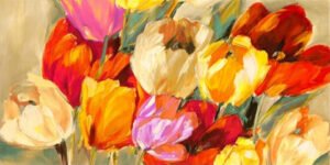 Jim Stone | 2SN6224 | Field of colorful tulips
