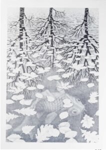 M. C. Escher | Li0362 | Tres mundos
