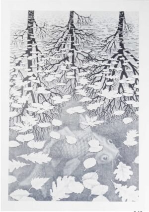 M. C. Escher | Li0362 | Tres mundos