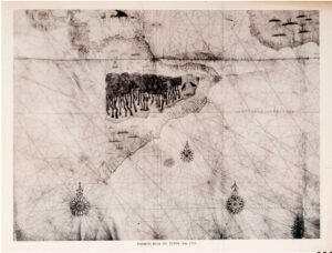 Grabado antiguo | Li0609 | Padrón Real de Turín, Año 1523