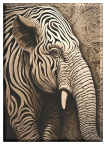 Imagen de diseño / Animales | ASPECT01 B5070 | Elephant (VTA)