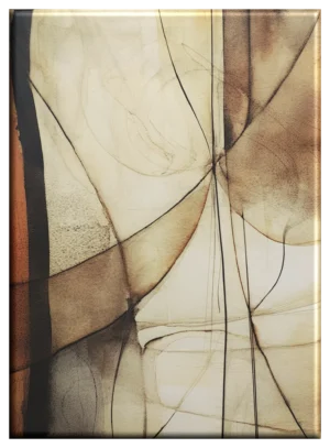 Imagen de diseño / Abstracto | MA.ISO.001 B5070 | Tríptico Tierras I