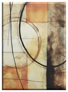 Imagen de diseño / Abstracto | MA.ISO.003 B5070 | Tríptico Tierras III