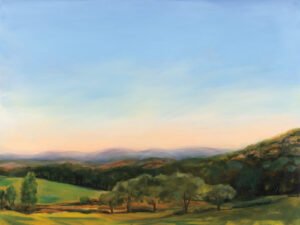 Sue Schlabach | W95804 | Barn swallows over fable farm