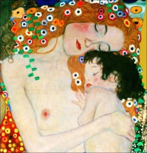 Gustav Klimt | Li0K18 | Las tres edades de la mujer (detalle)