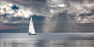 Pangea Images | 2AP6170 | Sailing on a Silver Sea
