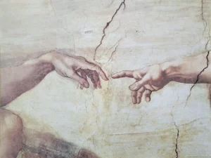 Michelangelo Buonarroti | Li30940 | Creación de Adán (Detalle)