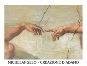 Michelangelo Buonarroti | Li31212 | Creación de Adán (Detalle)