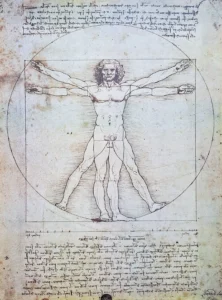 Leonardo da Vinci | Li33480 | Vitruvian Man (circa 1492)
