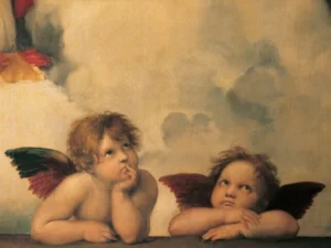 Raffaello Sanzio | Li33481 | Madonna Sistina particolare (Detalle)