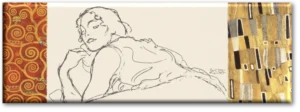 Gustav Klimt | 4GK1112 B9533 | Deco woman II