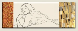 Gustav Klimt | 4GK1112 B9533 | Deco woman II