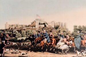 Serie Cacería inglesa | LI0527 | His Majesty King George III returning from hunting