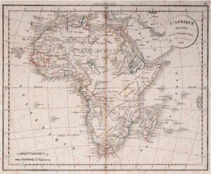 Grabado Antiguo | LI0611 | L' Afrique divisée, 1834
