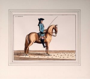 Grabado Antiguo | LI0623 | Le Modeste /incluye passepartout acuarelado