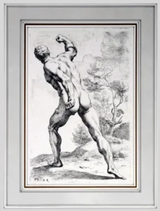 Franciscus Perrier | Li0625 | Gladiator quaterno conspiciendus adspectu (1681)