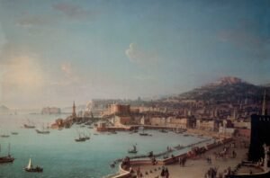 Antonio de Dipi Joli | Li0649 | View of Naples whit the Castle Nuovo