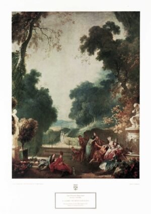 Jean-Honoré Fragonard | LI0863 | A game of hot cockles