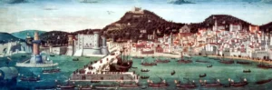 Francisco di Giorgio | Li0874 | Flotta aragonese ritorna della bataglia d'Ischia