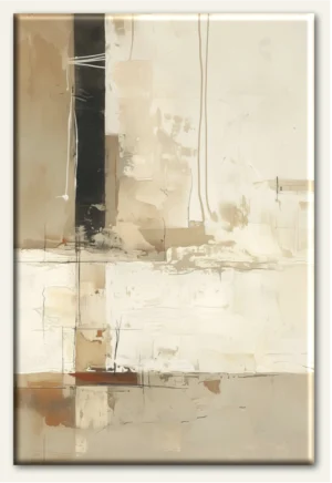 Imagen de diseño / Abstracto | MA.ABS.020 B70100 | Abstracto Tierras y negro I