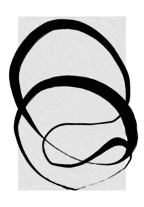 Imagen de diseño / Abstracto | MA008 | Abstracto Blanco Negro Gris 15